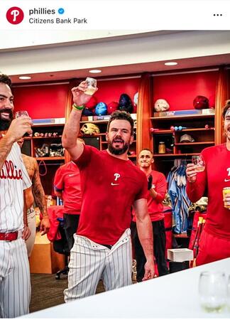 　フィリーズのインスタグラム＠ｐｈｉｌｌｉｅｓより