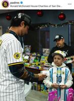 パドレス公式インスタグラム（ｐａｄｒｅｓ）より