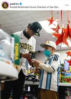 パドレス公式インスタグラム（ｐａｄｒｅｓ）より