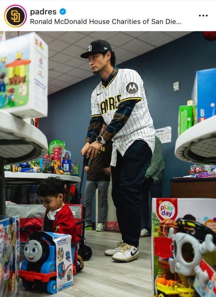 パドレス公式インスタグラム（ｐａｄｒｅｓ）より