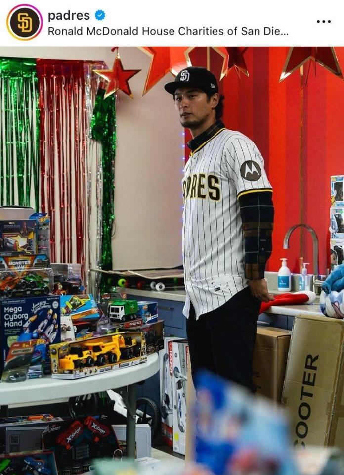 パドレス公式インスタグラム（ｐａｄｒｅｓ）より