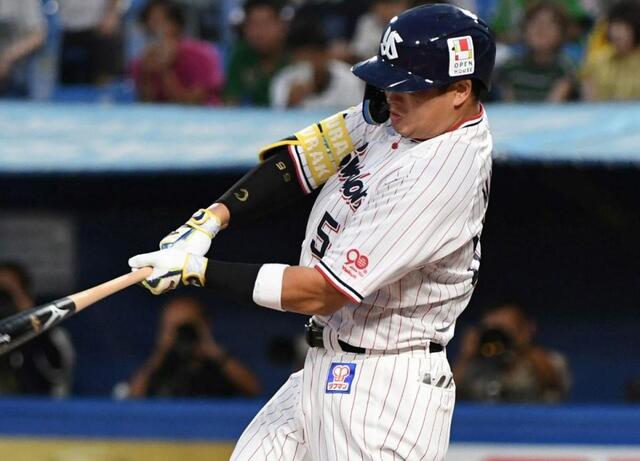 村上宗隆が使用したアームスリーブ MIZUNO - 【本日限定 村上宗隆仕様】セラミックパワーギア リスト