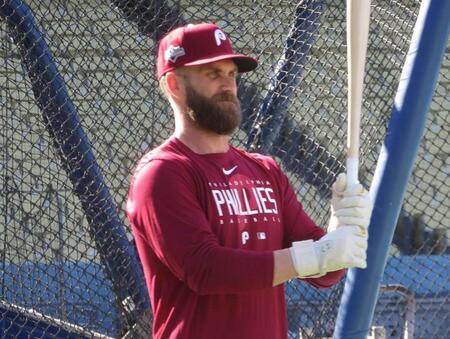 　ブライス・ハーパー（１０月撮影）