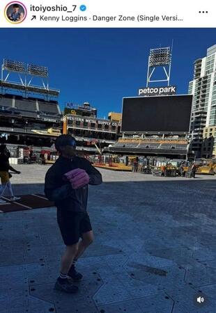 糸井嘉男氏インスタグラム（ｉｔｏｉｙｏｓｈｉｏ＿７）より