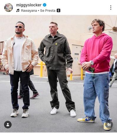 　ミゲル・ロハスのインスタグラム（ｍｉｇｇｙｓｌｏｃｋｅｒ）より 