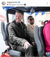 　ミゲル・ロハスのインスタグラム（ｍｉｇｇｙｓｌｏｃｋｅｒ）より 