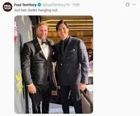 夕食会を中継したファウルテリトリーのＸ（＠ＦｏｕｌＴｅｒｒｉｔｏｒｙＴＶ）より 