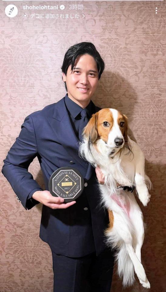 　大谷翔平のインスタグラム（ｓｈｏｈｅｉｏｈｔａｎｉ）より