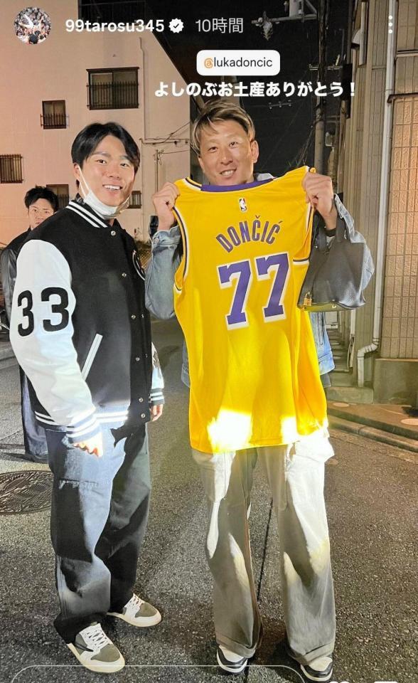 オリックス・杉本のインスタグラム（９９ｔａｒｏｓｕ３４５）から