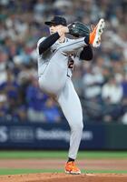 　ＷＢＣ米国代表に選ばれたタイガースのスクバル＝２０２５年１０月、シアトル（ゲッティ＝共同）