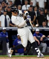 　ＷＢＣ米国代表に選ばれたヤンキースのジャッジ＝２０２５年１０月、ニューヨーク（ゲッティ＝共同）