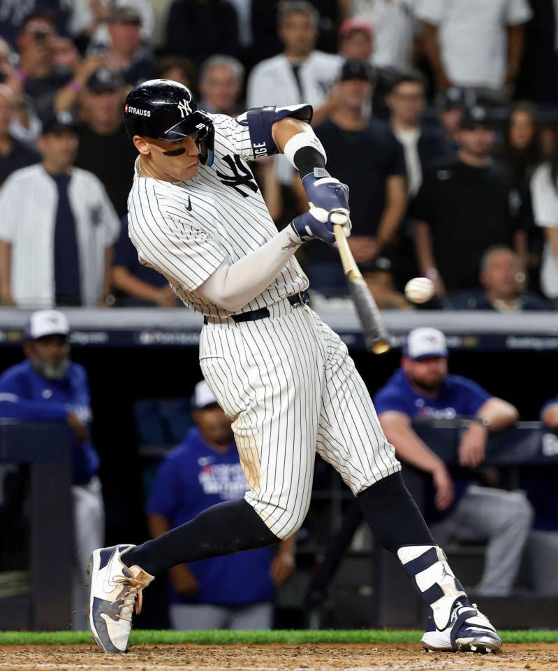 　ＷＢＣ米国代表に選ばれたヤンキースのジャッジ＝２０２５年１０月、ニューヨーク（ゲッティ＝共同）