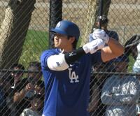 初めてライブBPを行った大谷（撮影・小林信行）