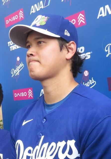 ＷＢＣ登板回避の心境を語る大谷（撮影・小林信行）