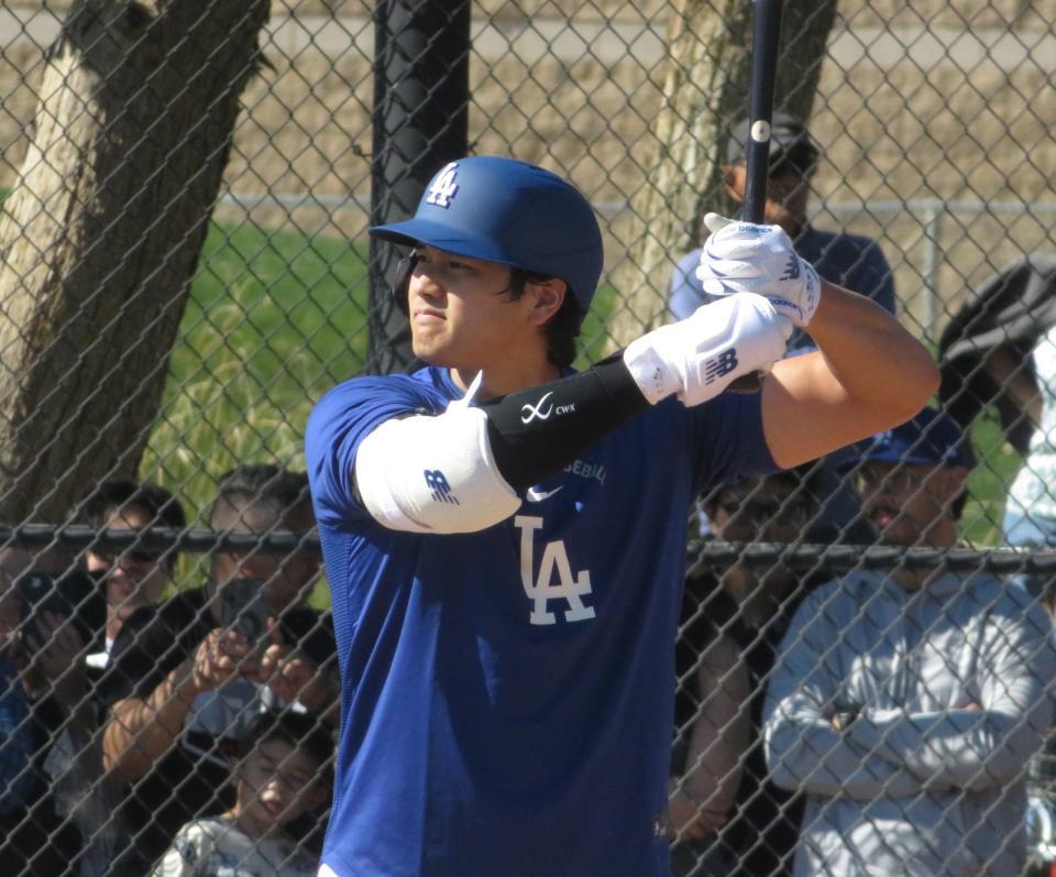 初めてライブBPを行った大谷（撮影・小林信行）