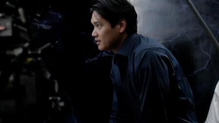 ＣＭの撮影に臨む大谷