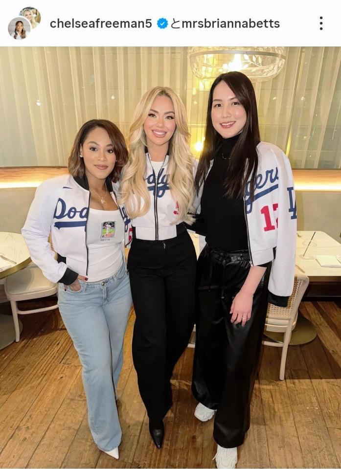 ベッツの妻ブリアンナさんのインスタグラム＠ｍｒｓｂｒｉａｎｎａｂｅｔｔｓ（２５年１１月２日付）より