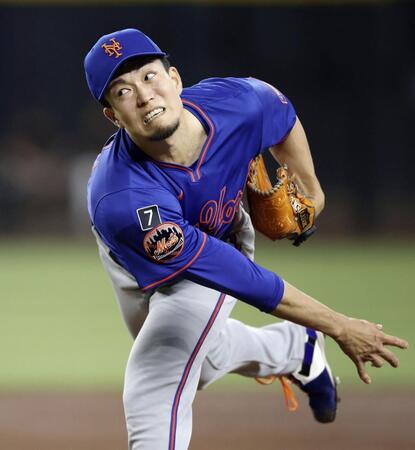 先発し、６回無失点で４勝目を挙げた千賀（提供・共同通信社）