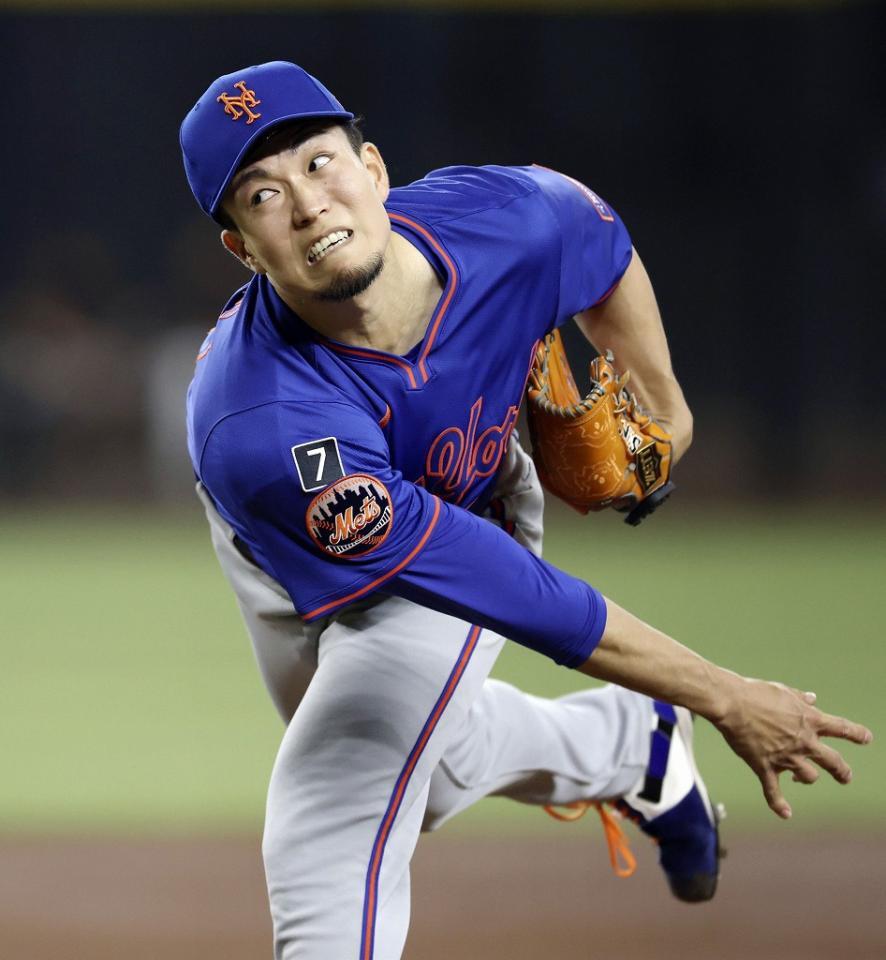 先発し、６回無失点で４勝目を挙げた千賀（提供・共同通信社）