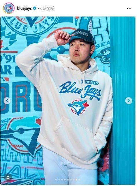 　ブルージェイズのインスタグラム（ｂｌｕｅｊａｙｓ）より