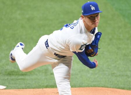 【写真】由伸 初回にロボット審判で見逃し三振→ボール判定に覆り球場どよめく