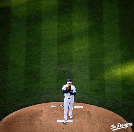 　先発し６回２失点と好投した山本（ロサンゼルス・ドジャース提供）