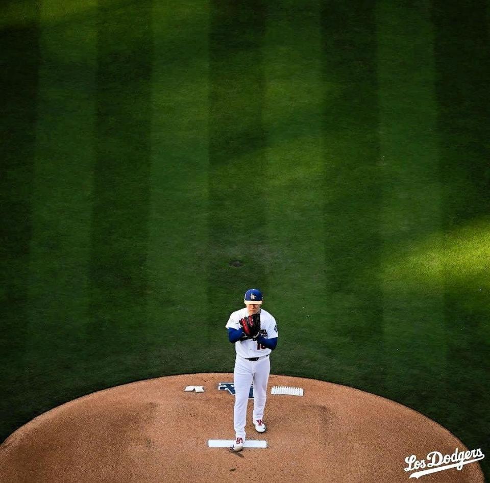 　先発し６回２失点と好投した山本（ロサンゼルス・ドジャース提供）