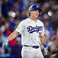 ８回、逆転２ランを放ったスミス（ロサンゼルス・ドジャース提供）