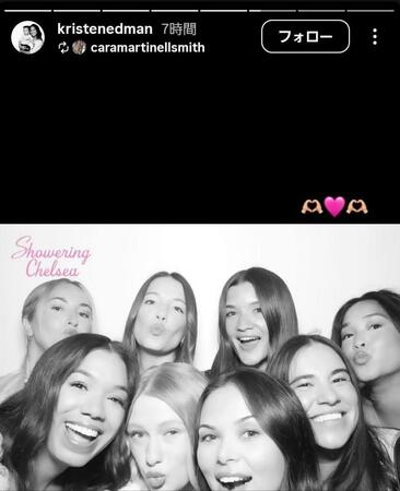 エドマンの妻クリスティンさんのインスタグラム＠ｋｒｉｓｔｅｎｅｄｍａｎのストーリーズより