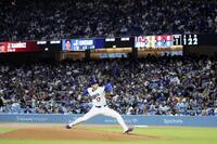 ガーディアンズ戦に先発で今季初登板した大谷（共同）