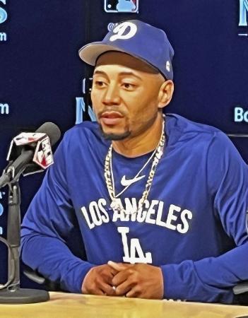 　ドジャースのベッツ＝昨年１０月、ロサンゼルス