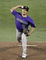 ロッキーズ・菅野智之（提供・共同通信社）