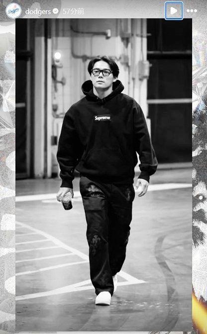 ドジャースのインスタグラム（ｄｏｄｇｅｒｓ）より