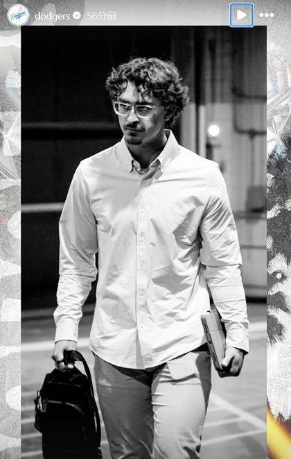 ドジャースのインスタグラム（ｄｏｄｇｅｒｓ）より