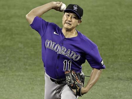 ロッキーズ・菅野智之（提供・共同通信社）