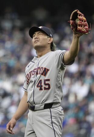 アストロズ・今井達也（提供・共同通信社）