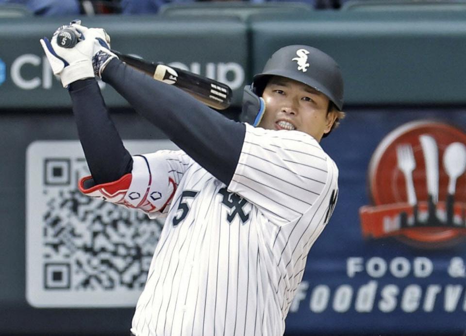 ホワイトソックス・村上宗隆（提供・共同通信社）