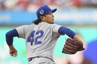 フィリーズ戦に先発した今永（ＡＰ＝共同）