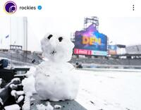 　ロッキーズの球団公式インスタグラム（ｒｏｃｋｉｅｓ）より