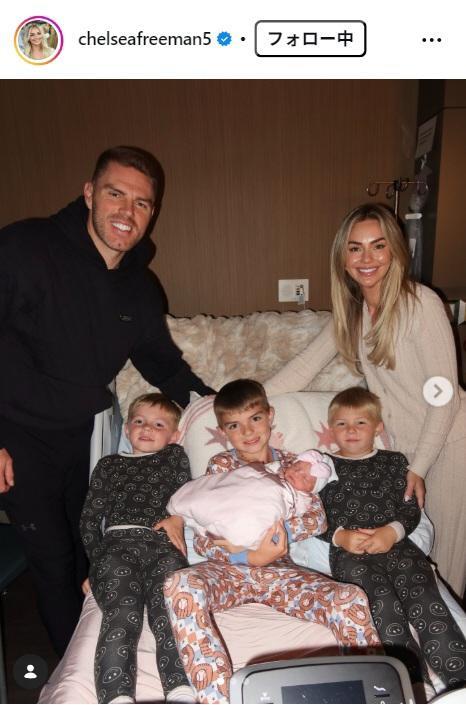 フリーマンの妻チェルシーさんのインスタグラム＠ｃｈｅｌｓｅａｆｒｅｅｍａｎ５より