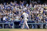 ７回、６号ソロを放った大谷（共同）