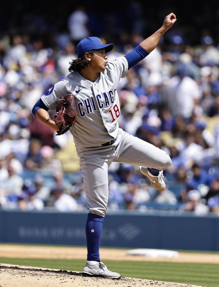 先発した今永（共同）