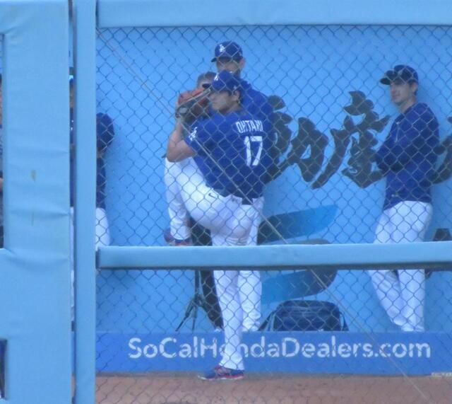 大谷翔平珍しい登板前日ブルペン入り