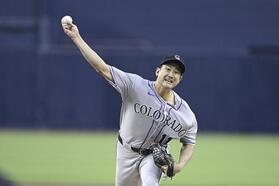 ロッキーズ・菅野智之（提供・共同通信社）