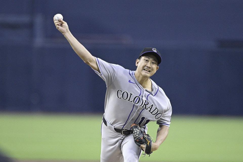 ロッキーズ・菅野智之（提供・共同通信社）