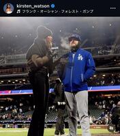 キアステン・ワトソンさんのインスタグラム（＠ｋｉｒｓｔｅｎ＿ｗａｔｓｏｎ）より