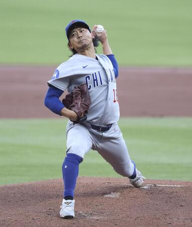 先発した今永（ゲッティ＝共同）