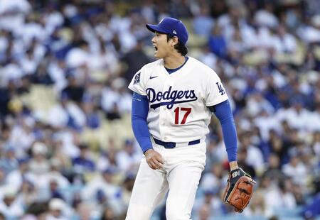 先発登板した大谷（共同）