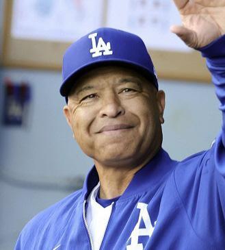 ドジャースのデーブ・ロバーツ監督（提供・共同通信社）