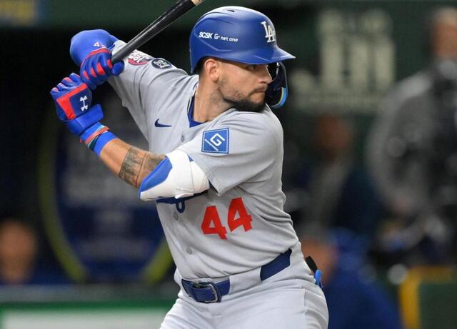 ドジャース先制!パヘズ、マンシー連弾